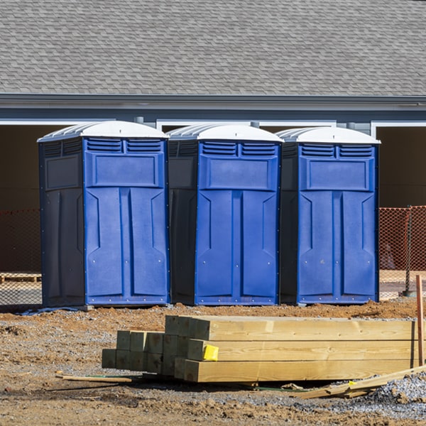 do you offer hand sanitizer dispensers inside the portable toilets in Cushing NE